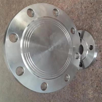 China Flat Pipe Plate Industrial 150#-1500# Blind Flange CuNi 70/30 Copper Nickel Round  Metal Flange à venda