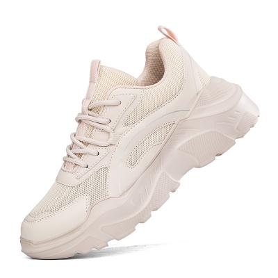 China 2023 fashion trend new style comfortable chunky sport style sneaker hot selling running walking shoes for women for sale