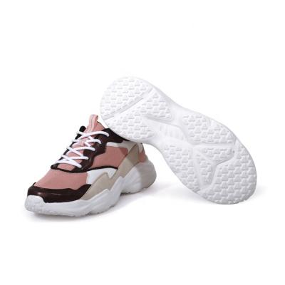 China 2023 Fashion Trend High Quality Spring Sport Shoes Lady Unique Thick Lace Up Chunky Running Sneaker Comfortable Customized Shoe For Woman for sale