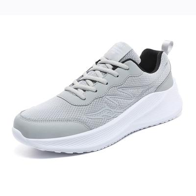 China Wholesale Fashion Trend Fashion Sports Shoes Men Mesh Large Size Sick Sole Shoes Mesh Comfortable Sneaker for sale