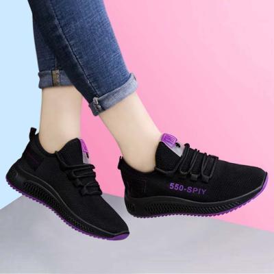 China Wholesale fashion trend ladies sneakers shoes sports college casual style black walking style shoes shoes for sale