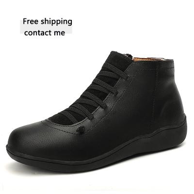 China New style fashion trend outsole PU upper non-slip casual women's shoes walking lace fashion wear-resistant style net breathable shoes for sale