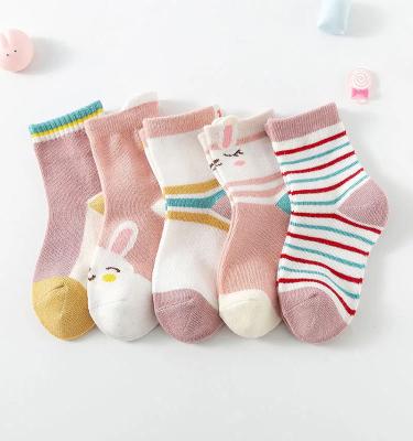 China Wholesale Antibacterial Cute Girls Socks Autumn and Winter Children's Socks Cartoon Girls Warm Socks for sale