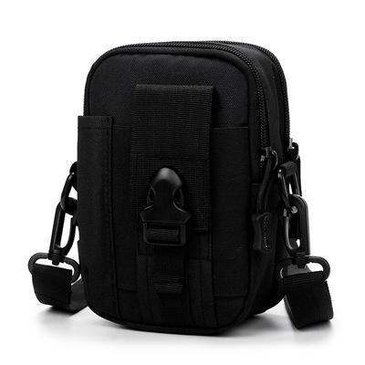 China Outdoor Men's Water Proof Sports Bag Waist Hanging Tactical Bag Leisure Multifunctional Water Repellent Mobile Phone Bag Waist Belt Wear for sale