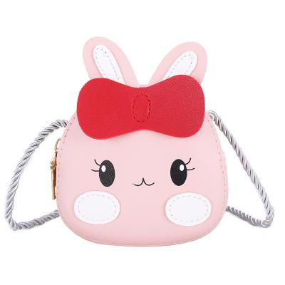 China New General Cheap Children's Bag Cartoon Cute Children Bag Pu Shoulder Handbag Messenger Bag Small Animal Coin Purse for sale