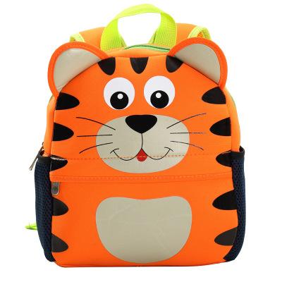 China Waterproof Children School Bag Kindergarten Cartoon Backpack Neoprene School Bag Animal Trumpet for sale