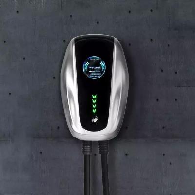 China 3Phase 32Amp 22KW EV Charging Station WIFI APP Type - 2 EV Plug Car Charger Wallbox HG-CS08 for sale