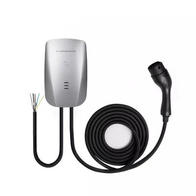 China 32A EVSE Electric Vehicle Wallbox EV Home Chargers Wallbox EV Charger Level 2 With Type - 2 Plug L154xW84xH241(mm) for sale