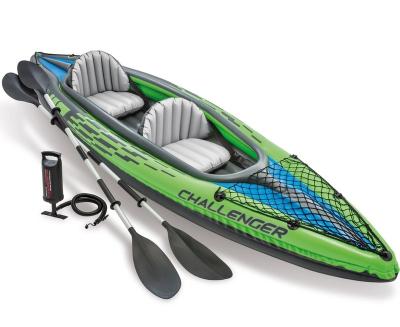 China INTEX 68306 Intex 68306 Double Speedboats Boat Series Sports Folding Inflatable Canoe 351cm*76cm*38cm K2 Challenger Inflatable Kayaks for sale