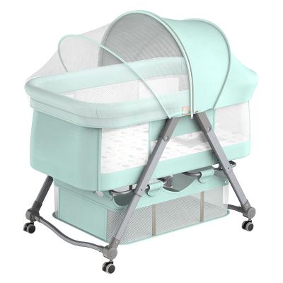 China Good Quality Baby 300D Canvas Swinging Rocking Crib Appropriate Sleeping Prices For Baby Sleeping for sale