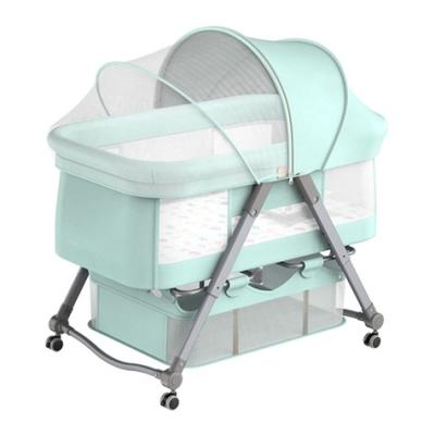 China Sleep Well Sell New Type Swinging Foldable Mobile Baby Crib For Sale for sale