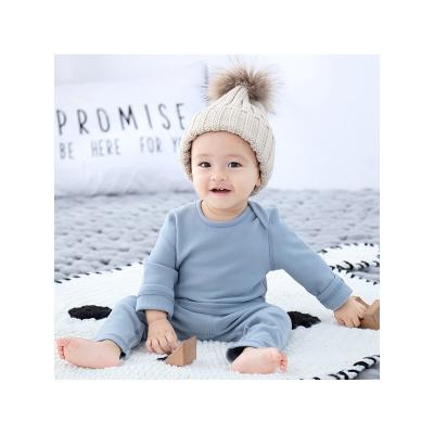 China Promotional Good Quality Organic Polyester Fiber Baby Boy And Girl Anti-Shrink Pajamas For Babies for sale