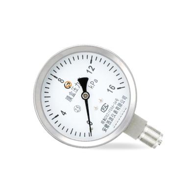 China CP-13 Natural Gas Stainless Steel Capsule Pressure Gauge for sale