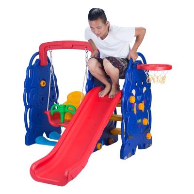 China Malls Plastic Elephant Kids Slide and Swing (Baby's Toy) for sale