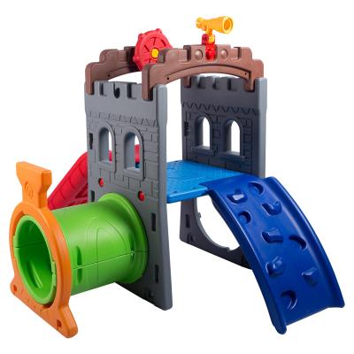 China Modern Double Stuffed Plastic Kids Outdoor Playground for sale