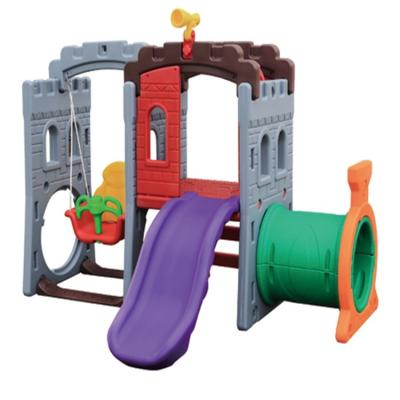 China Hot Sale Modern Kindergarten Kids Plastic Slides Kids Outdoor Playground for sale