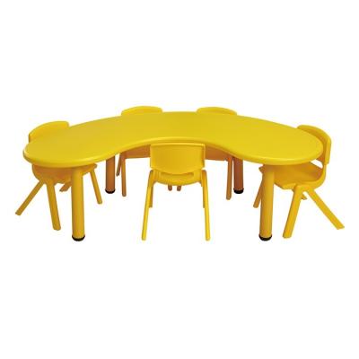 China Environmental Friendly Plastic Preschool Furniture Blow Molding Kids Colorful Board for sale