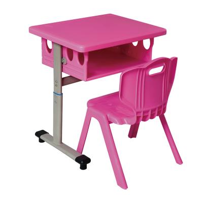 China Kindergarten Environmental Friendly Classroom Plastic Kid School Desk for sale