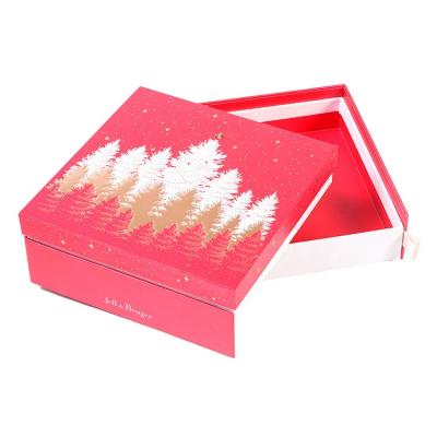 China Custom Recycled Luxury Cosmetic Packaging Christmas Advent Calendar Packaging Box Gift Box Materials Special Packaging Box for sale