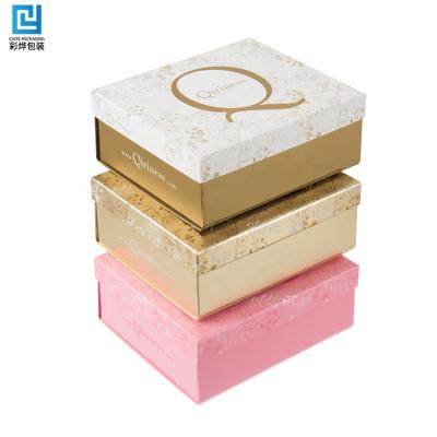 China Recycled Materials Custom Factory Direct Logo Supplies Clothing Packaging Supplies Foldable Packaging Paper Box For Clothing Packaging for sale