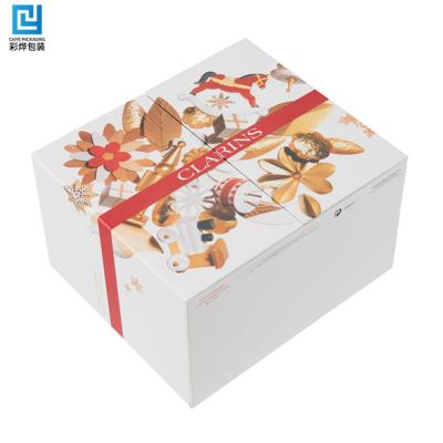 China Recycled Materials Empty White Foldable Explosion Round Logo Gift Box With Magnetic Transparent Colorful Packaging Lid Of Small Chocolate Cardboard for sale