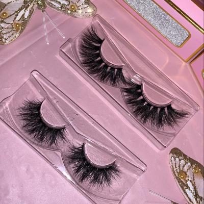 China Private Label Faux Long Natural Mink Lashes 3d Mink Eyelashes With False Eyelash Packaging Box for sale