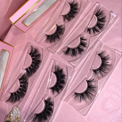 China Long 1009 natural 100% factory price volume handmade techniques stretching lashes private faux mink lashes wholesale 25 mm 3d mink eyelash for sale