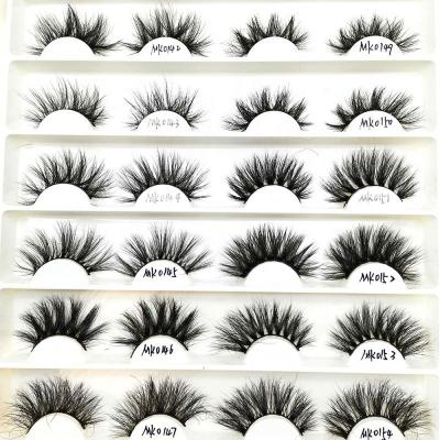 China 25 Mm 3d Mink Eyelash Strip Natural Long Lash False Eyelashes Canton Boxes Sellers Customized Factory for sale