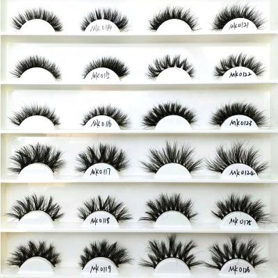 China 5D Cruelty Effect 5d 6d Mink Eyelashes 18mm 25mm Private Label Fake Mink Lashes lashbook lashes3d free seller bulk bulk for sale