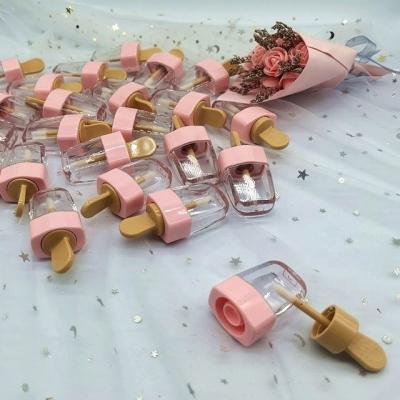 China New Custom Lipsti Glass Plastic Container Tubes Rose Gold Lip Gloss Eyelash Tool for sale