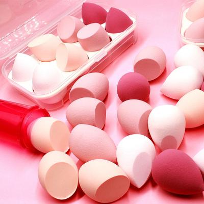 China 8pcs Colorful Makeup Facial Foundation Make Up Soft Egg Sponge Makeup Sponge Makeup Powder Droplet Sponge Makeup Blast for sale