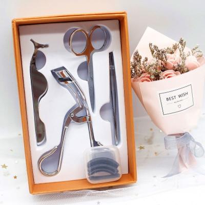 China Cardboard Easy Use Eyelash Curlers Eye Lashes Clip False Eyelashes Beauty Makeup Cosmetic Curling Tool Kits for sale