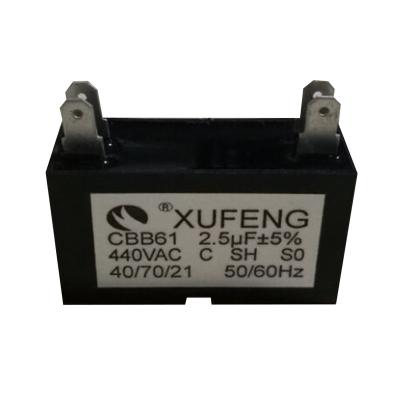 China Air Conditioner Ceiling Fan Wiring Diagram Capacitor cbb61 0.5uf-1uf 5 Wire for sale