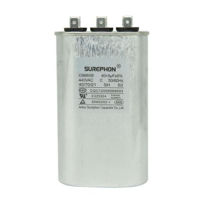 China Good air conditioner price 40uf 450vac motor start capacitor 2uf cbb65 cbb for refrigeration for sale