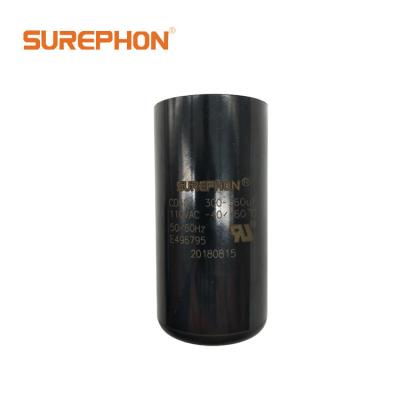 China Good Insulation CD60 Motor Starting Capacitor 243-292uF 220-250VAC for sale