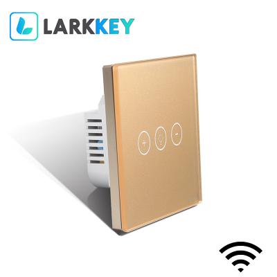 China Larkkey Larkkey Smart Wifi Dimming Lamp Switch Mobile Control Wifi Switch Hotel Room Single Wifi Lamp Switch for sale