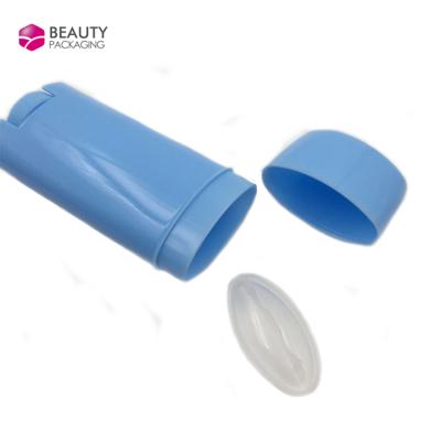 China Blue plastic 15g lipstick tube deodorant stick container for deodorant stick bottle for sale