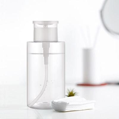 China High Quality Plastic Nail Polish Remover Press Bottle Empty 300ml PET Bottle for sale