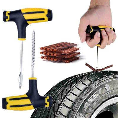 China Handy DIY Tools Kit Cement Tool Puncture Plug Auto Tire Repair Car Spare Tire Tire Repair Bike for Car Truck Motorcycle for sale