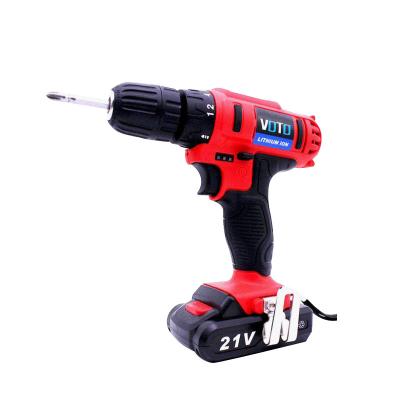 China 21V Punch Power Electric Cordless Compact Drill 1750rpm 10mm Cordless Rotary Hammer Drills With Lithium Battery for sale