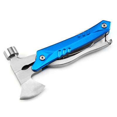 China Unrated Tool Nylon Sheath Stainless Steel Hammer Automotive Safety Survival Outdoor Camping Increasing Pocket Knife Multitool Portable Claw Hammer for sale