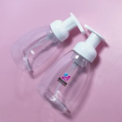 China Cosmetic Rotary Airless Hand Wash Round Bottle With Free Shexing Foam Pump Bottles for sale