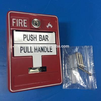 China Accessible Outdoor Explosion Proof Reachable Uncoded Double Action Manual Release Fire Emergency Alarm Pull Station With Covers for sale