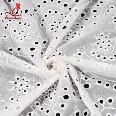 Cina 120 cm di cotone bianco, occhiali di pollo, ricamo, voile, pizzo, occhiali di tessuto in vendita