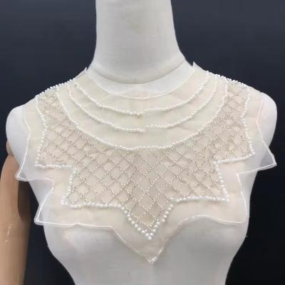 China Children's Clothing Accessories Collar Lace Diy Embroidery Collar Shirt Water Soluble False Collar for sale