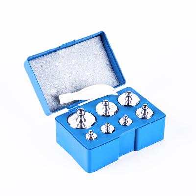 China 500G Precision Calibration Weight Steel Chrome Plated Set Digital Scale Balance ZF005 for sale