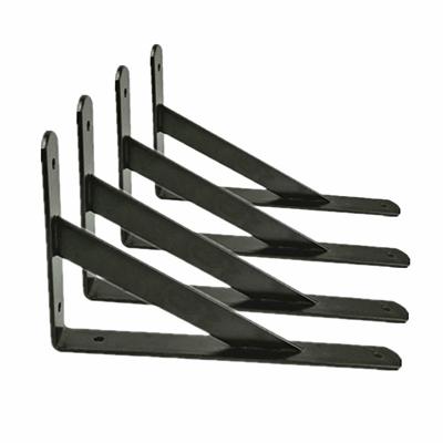 China Triangular Furniture Hardware Iron Wall Bracket Polished Ironwork Bracket For Building for sale