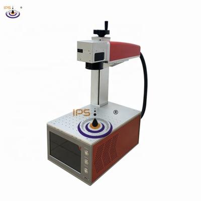 China Laser Marking 20W Mini Static Fiber Laser Marking Machine IPS-LF20 S for sale