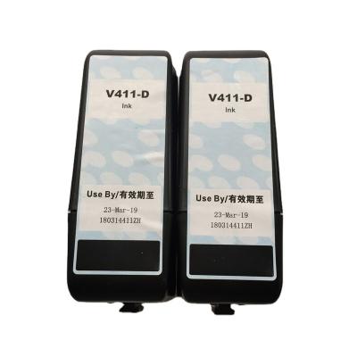 China Eco-friendly and low odor compatible v411-d ink cartridge for videojet inkjet printer cij printing ink eco-friendly original quality for sale