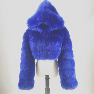 China Factory Direct Wholesale Direct Breathable Luxury Faux Fur Collar Fox Fur Coat Women Leather Brown for sale